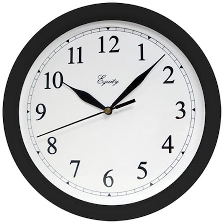 La Crosse Technology La Crosse Technology Ltd 25203 10 in. Black Plastic Wall Clock 370882